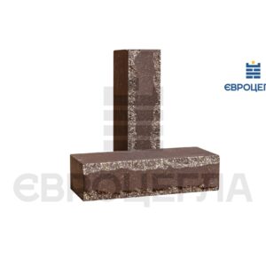 Кирпич для забора луч 250x105x65мм шоколад